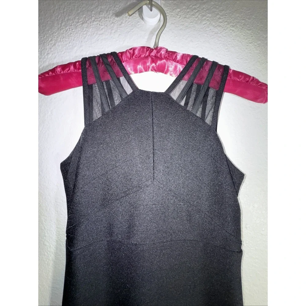 Nickie Lew Girls Black Dress Size 12 Bandage Party Dance Formal Cocktail